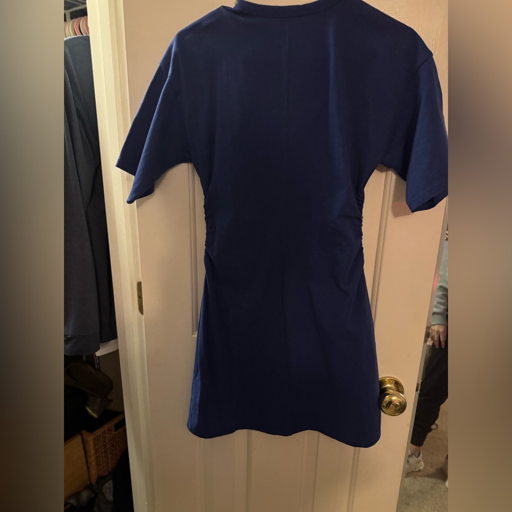 Daily Practice Anthropologie T shirt Dress Blue Small - Picture 3 of 3